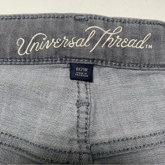 UNIVERSAL THREADS SIZE 8 Women Jeans High Rise Skinny Gray Casual Date Everyday - Picture 7 of 16